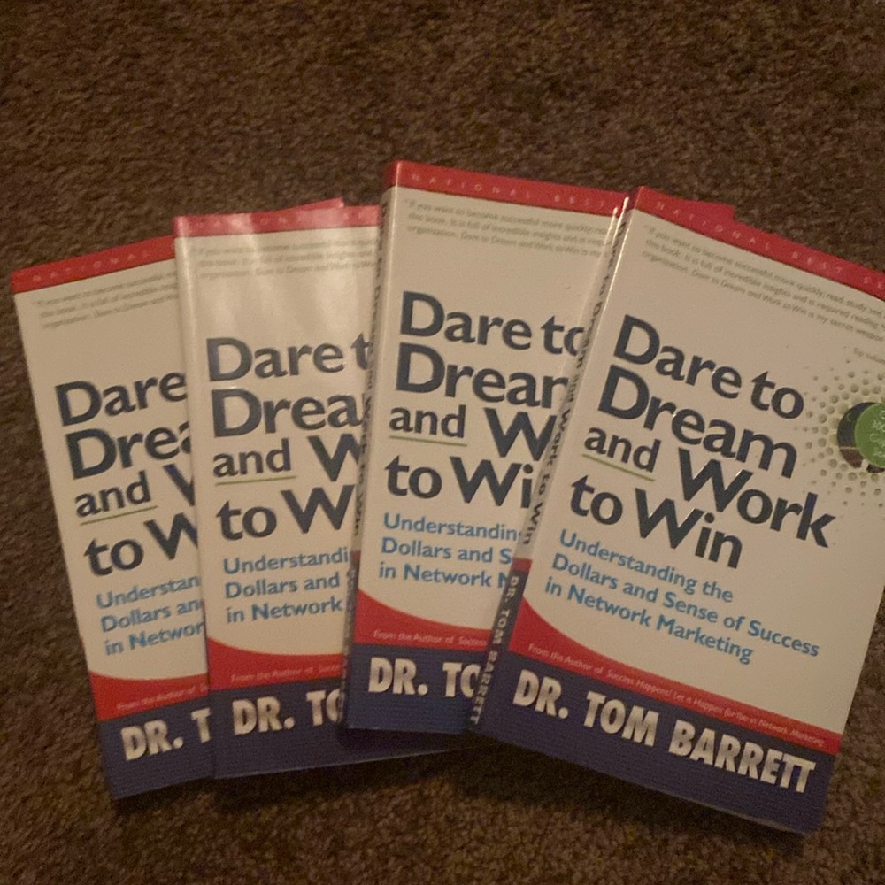Dr Tom Barrett Dare to Dream and Work to Win softcover